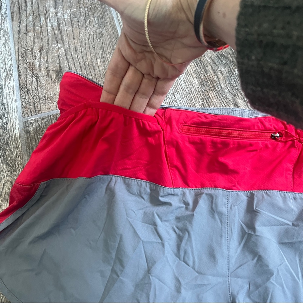 Patagonia Strider Pro Running Shorts. Red and Gray. Women’s Size M - Picture 11 of 13